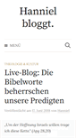 Mobile Screenshot of hanniel.ch